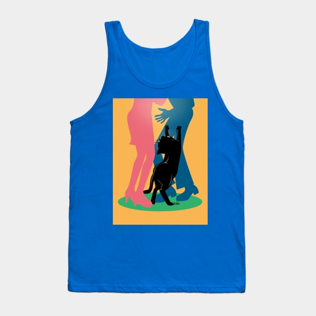 People and cat Tank Top by BATKEI